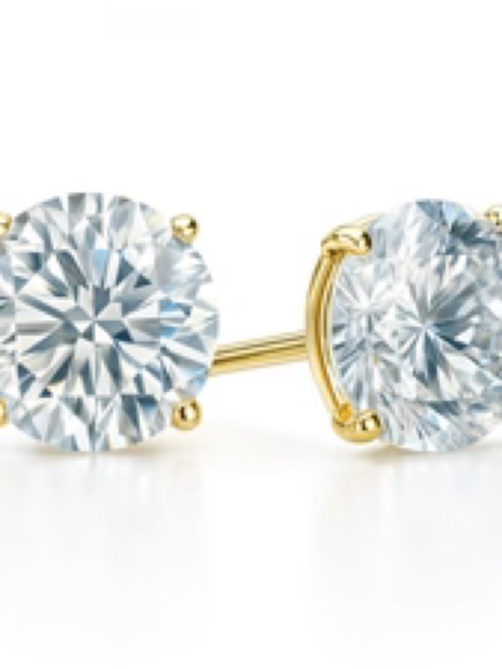 NOA - 2 Carat Diamond simulated Studs - Martini Setting